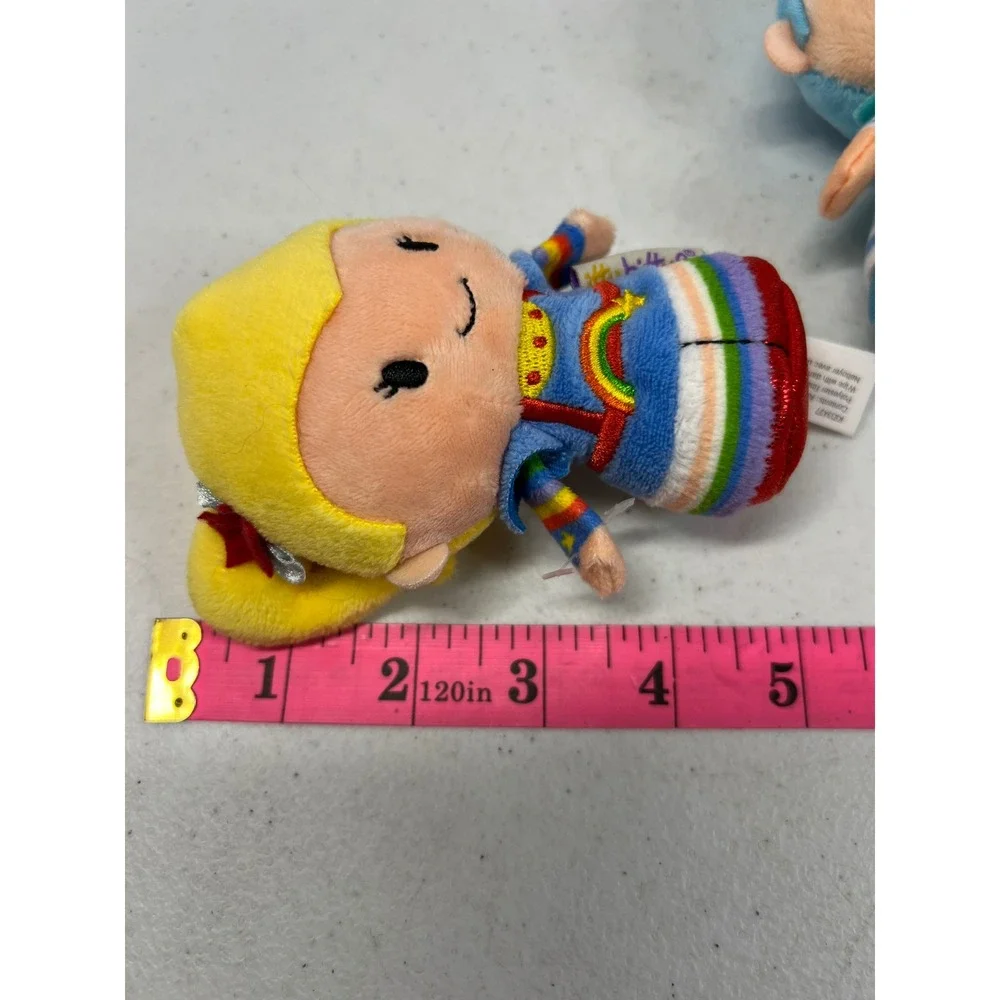 Hallmark Itty Bittys Rainbow Brite Twink Buddy Blue Patty OGreen Lucky Plush Set